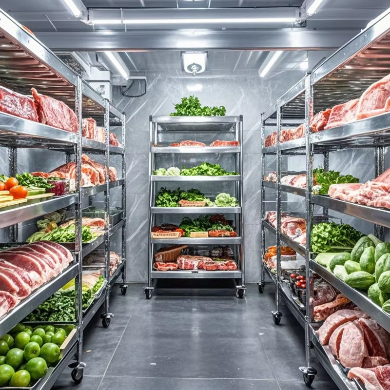 commercial stainless steel kitchen shelving