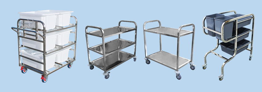 Stainless Steel Service Trolleys