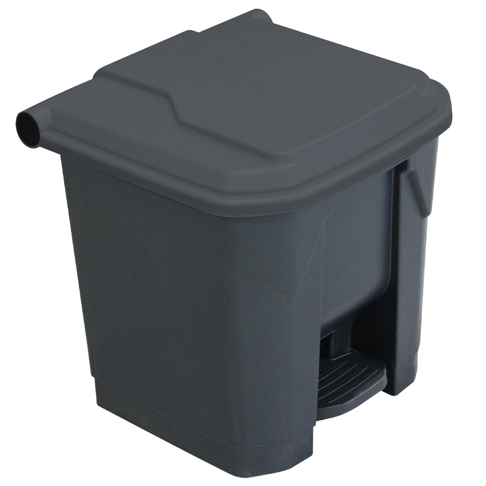 30L Pedal Bin - Grey Lid (PBS030GRY)