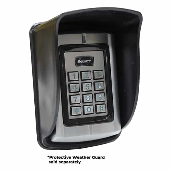 Hard Wired Metal Gate Keypad (GTR057) image 1