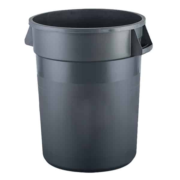 38L Round Food-Grade Bin - Grey (FBR038GRY) image 0