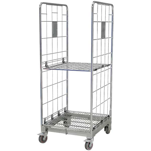 2 Sided Foldable Roll Cage With Fixed Shelf (RCR221) image 0