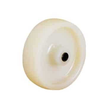 100mm White Nylon Plain Bore Richmond Wheel | NY4417-50WHT image 0