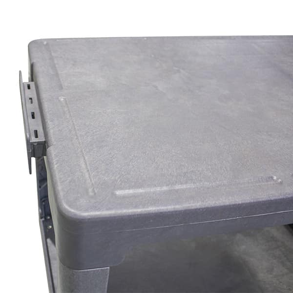 250kg 2 Shelf Flat Deck Stock Picker Trolley 1110x640x825mm (SPR005) image 3