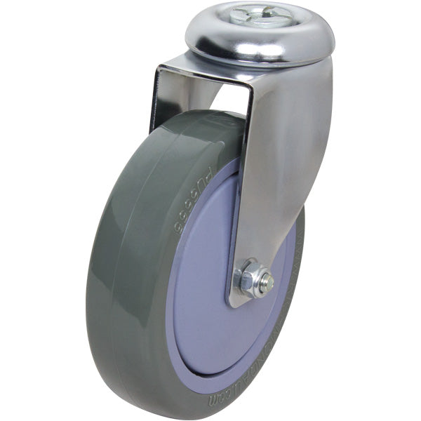 Richmond Castor Swivel with Polyurethane 125mm Wheel (S5581) image 0