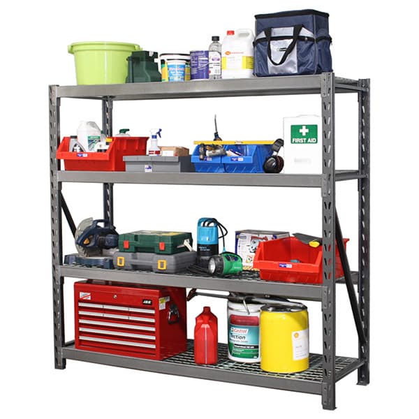4 Shelf Industrial Shelving Unit | INDS image 0