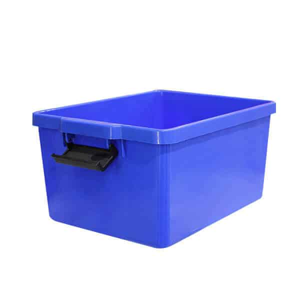 Stashaway Bin and Lid 20L Blue | 342BELP052B image 0