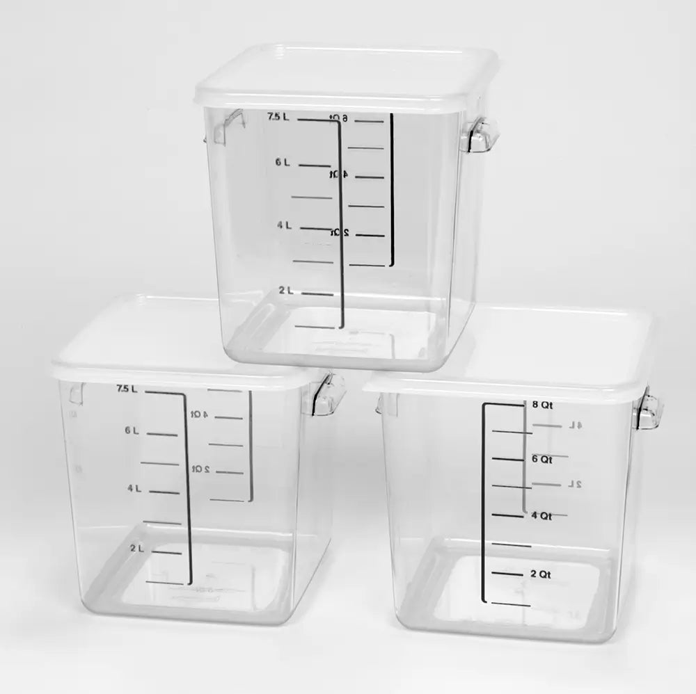 Rubbermaid Square Container 7.6L Clear Color | RFG630800 image 3