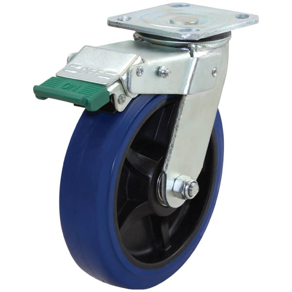 Richmond Castor Swivel with 200mm Rebound Rubber Wheel and Directional Lock (S8832D) image 0