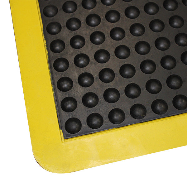 Anti-Fatigue Mat 600 x 900mm - Yellow Border (FMR003) image 1
