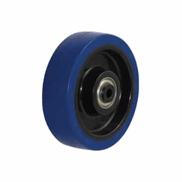 125mm Resilient Rubber Blue Tyre BB Richmond Wheel | RR5077-31 image 0
