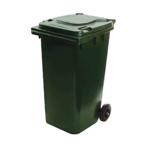 80 Litre Dark Green Wheelie Bin | WGR002 image 0