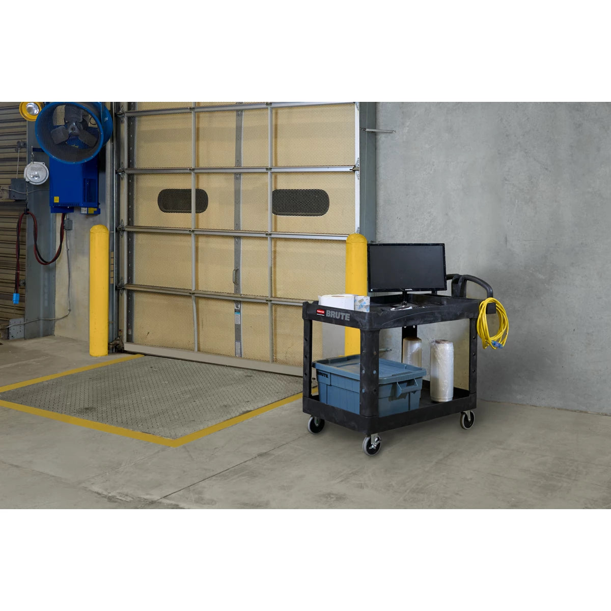 Rubbermaid Heavy Duty Utility Cart Black Color | FG452088BLA