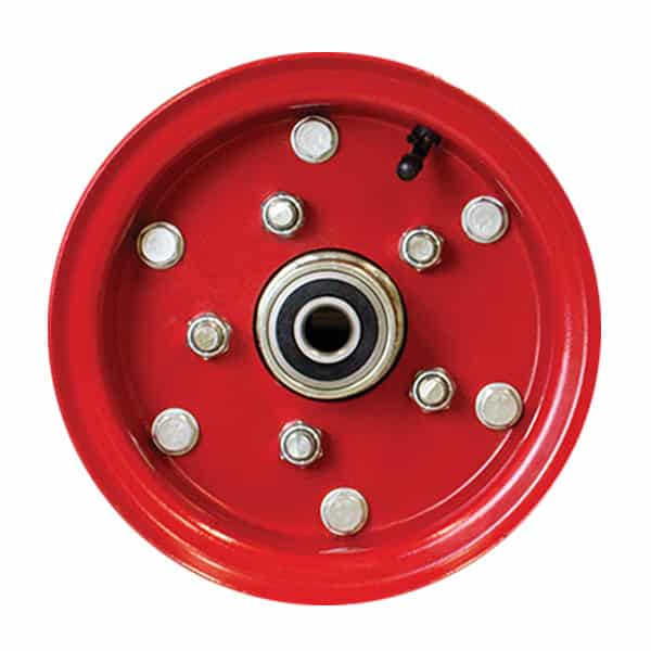 400mm 3 Piece Metal Zinced Metal Pneumatic Rim 400X8 | PN1616RIM image 0