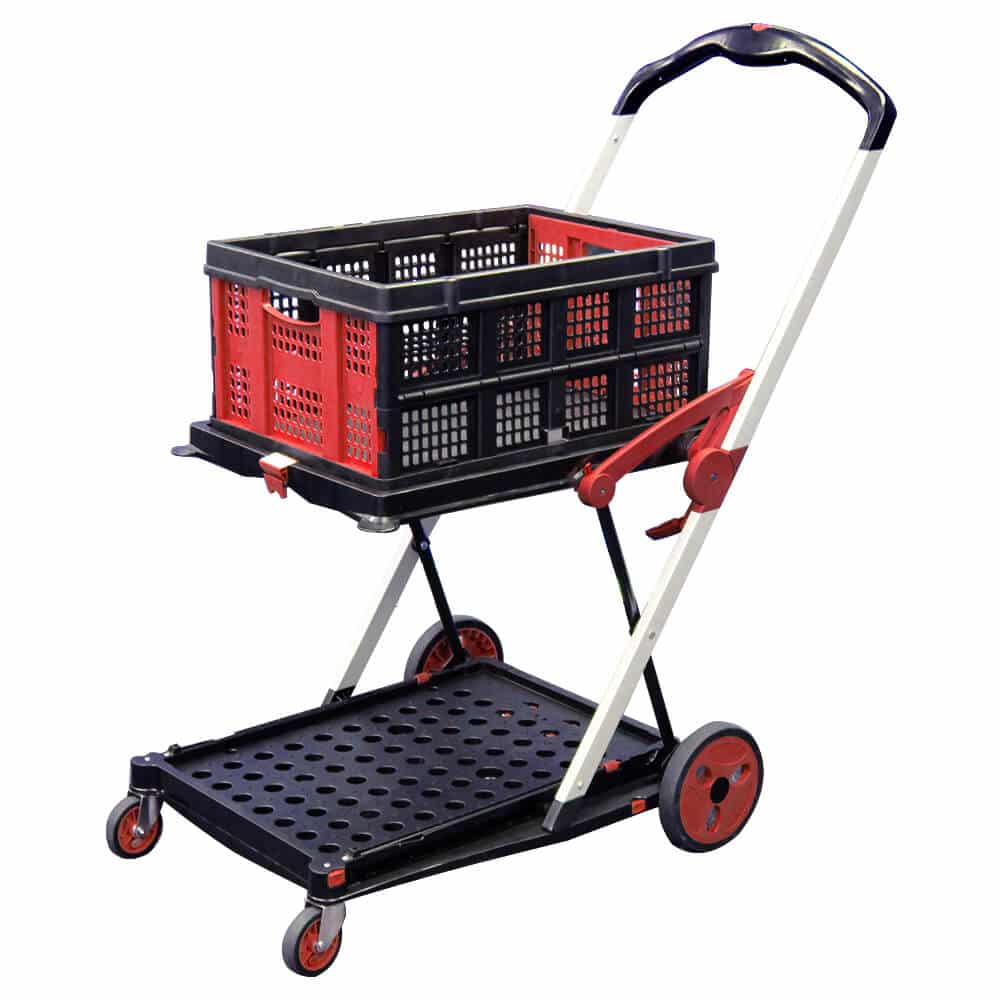 KartR Folding Collapsible Cart Trolley with Basket (KAR001) image 0