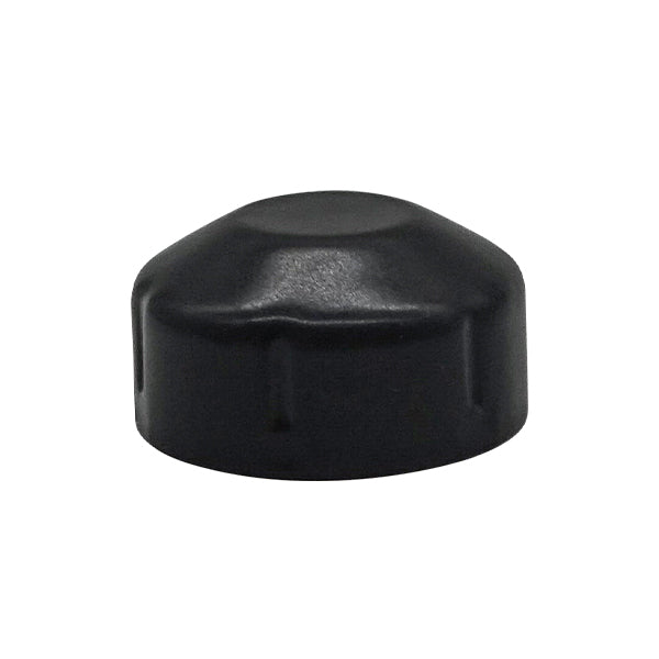 Round Black Steel Post Cap to Suit 34.5mm OD Posts | GTR325 image 0