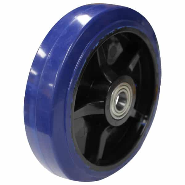 200mm Resilient Rubber Blue Tyre BB Richmond Wheel | RR8871-M20 image 0