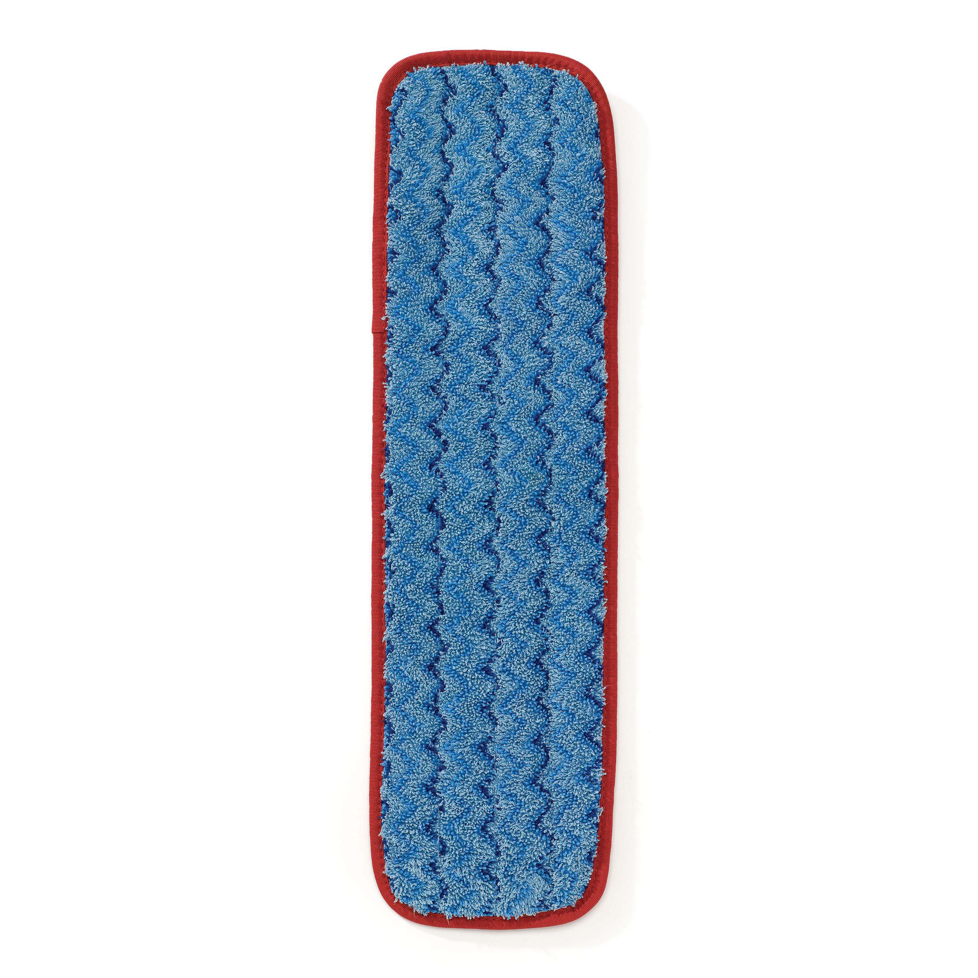 Rubbermaid HYGEN 18"/45CM Microfiber Wet Mop Pad, Red | FGQ41000RD00