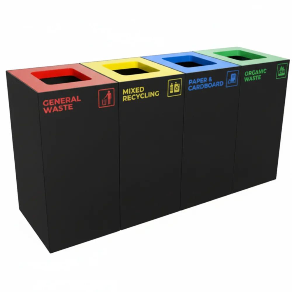 Recycling Bins & Waste Sorting Stations