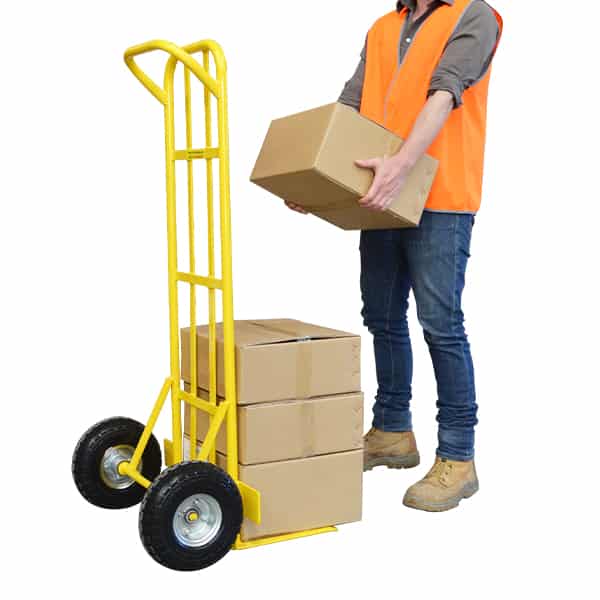 Richmond 200kg Heavy Duty Carton Trolley with Puncture Proof Wheels | CTR122 image 1