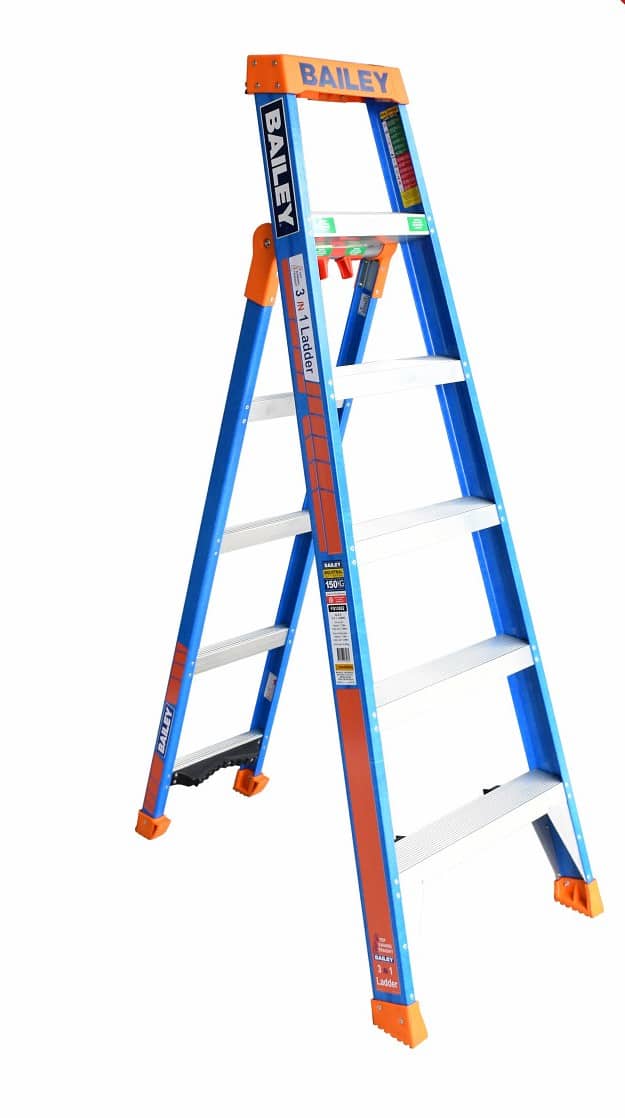 Fibreglass SLS 3 IN 1 Ladder 150kg 1.8m FS13884 image 0