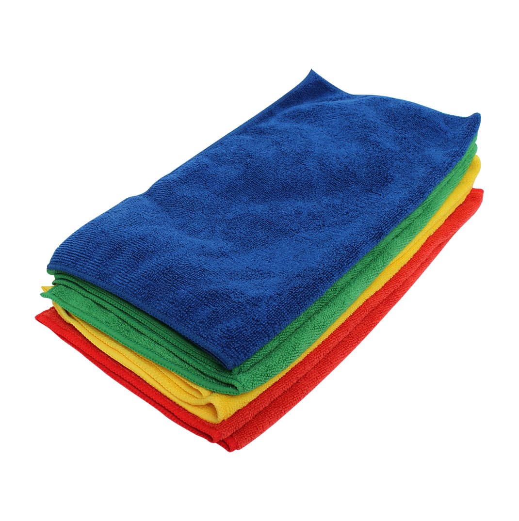 SABCO MIXED COLOURED MICROFIBRE CLOTHS-36CM X 280GSM 8PK (SABC-3908) image 0
