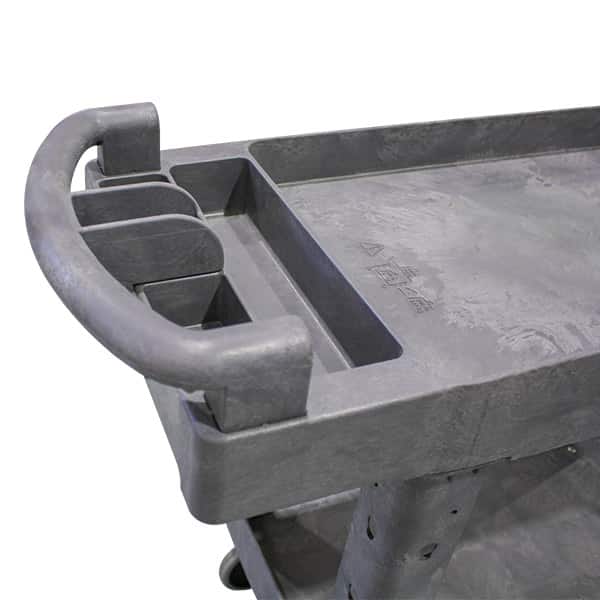 250kg 2 Shelf Stock Picker Trolley 1045x425x885mm (SPR003) image 1