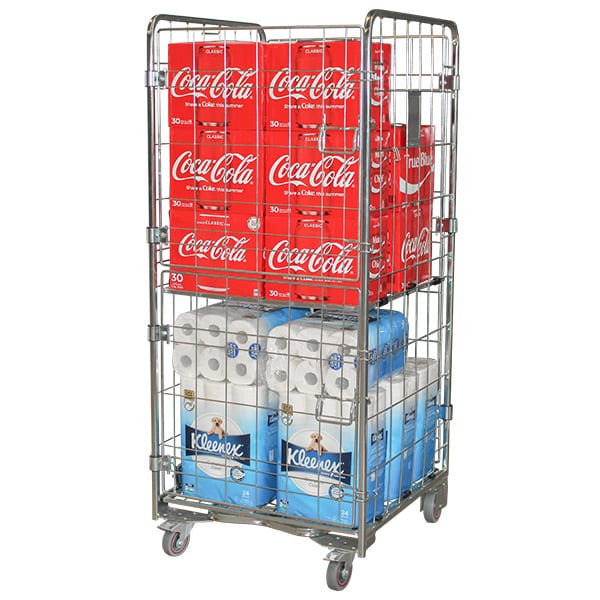 4 Sided Roll Cage with 2 Half Doors + 1 Full Door - A Base (RCR400) image 11