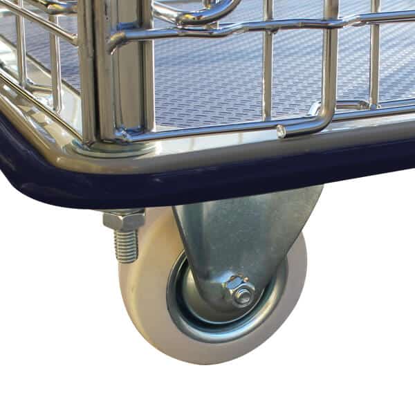 Double Deck 910x610mm Caged Platform Trolley | PFR021 image 1