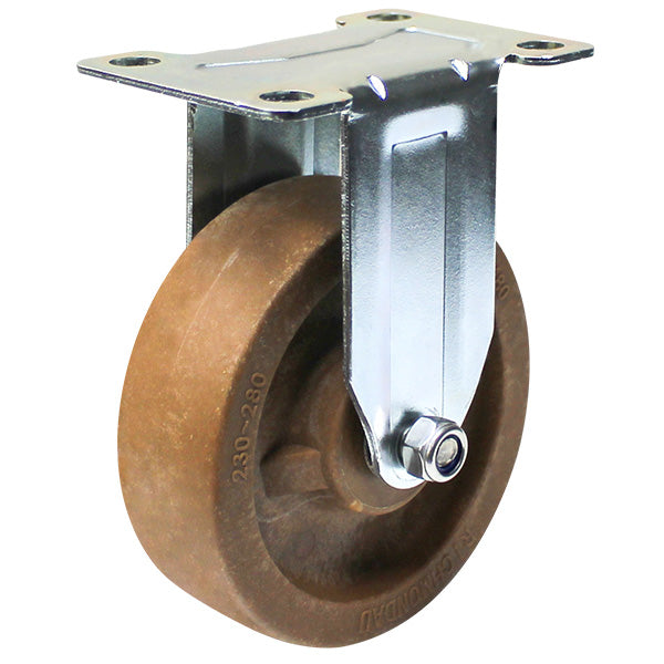 100mm High Temp Polymer 100kg Capacity Castor (R4361) image 0