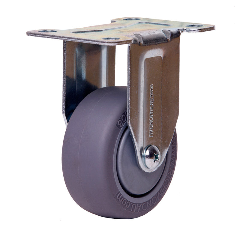 Richmond Castor Rigid with Institutional Rubber 75mm Wheel (R3313) image 0