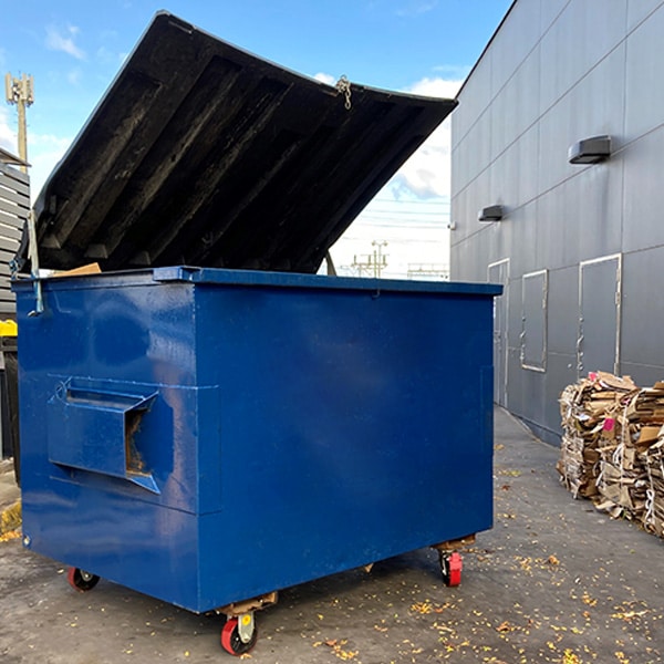 Waste Bin Castor Set with Poly Tyred Cast Iron Wheels (WASTESETT-7) image 5