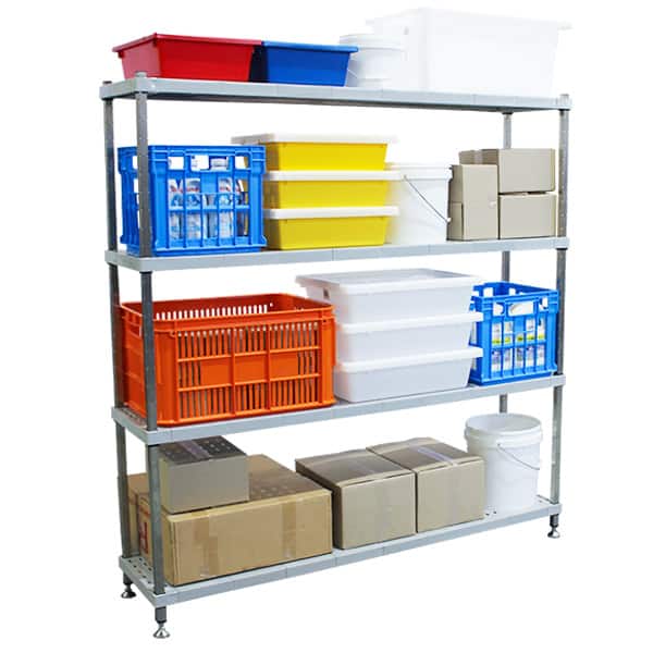4 Tier Stainless Steel Coolroom Shelving – 1500mm (W) x 380mm (D) x 1600mm (H) (SHE002) image 2