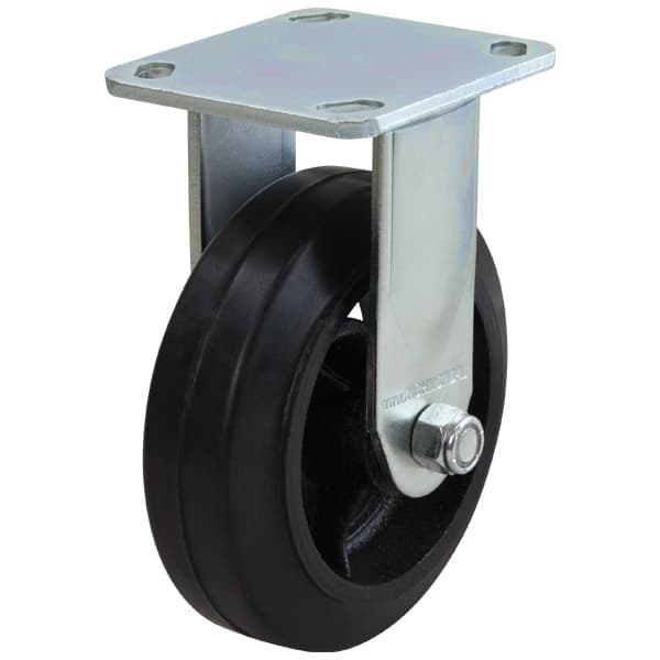 150mm Rubber Wheel 225kg Capacity Castor (R6603) image 0