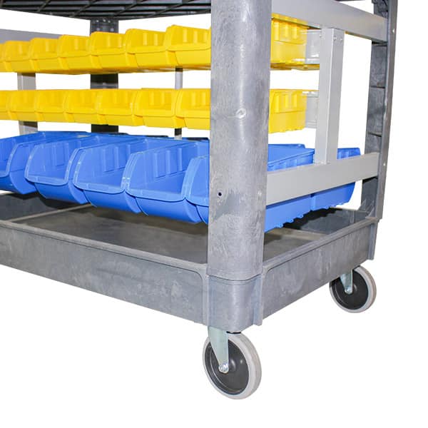 250kg 2 Warehouse Order Picker Trolley 1185x650x855mm (SPR006) image 3