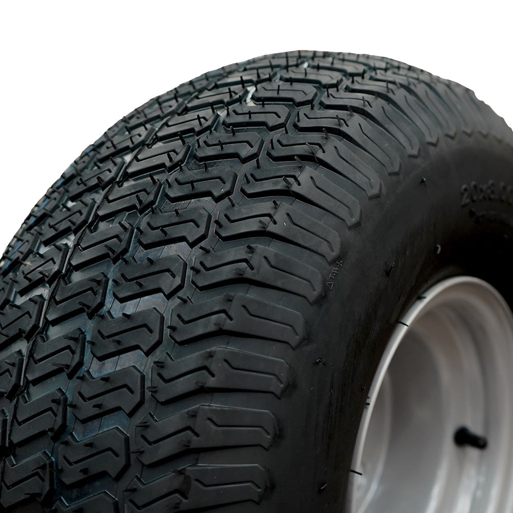 20 X 8.00-8 Pneumatic Wheel With Mini 4 Stud Pattern Rim And Premium Turf Tyre (PN20-800-8MN) image 5