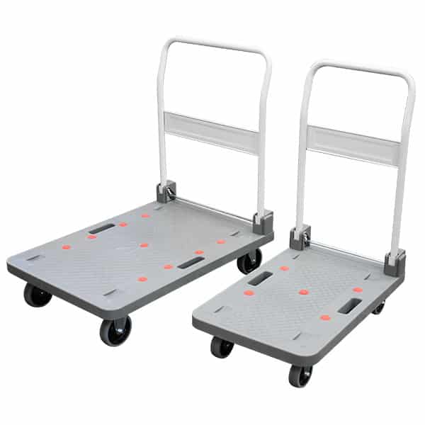 Grey Folding 900x610mm Platform Trolley (PFR025) image 3