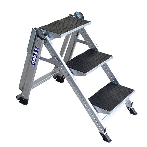 Bailey Stairway Ladder 3 Step with Handrail | FS13751 image 1