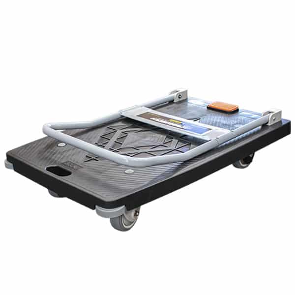 900 x 600mm Folding Platform Trolley with Pedal/Foot Brake | PFR044 image 1