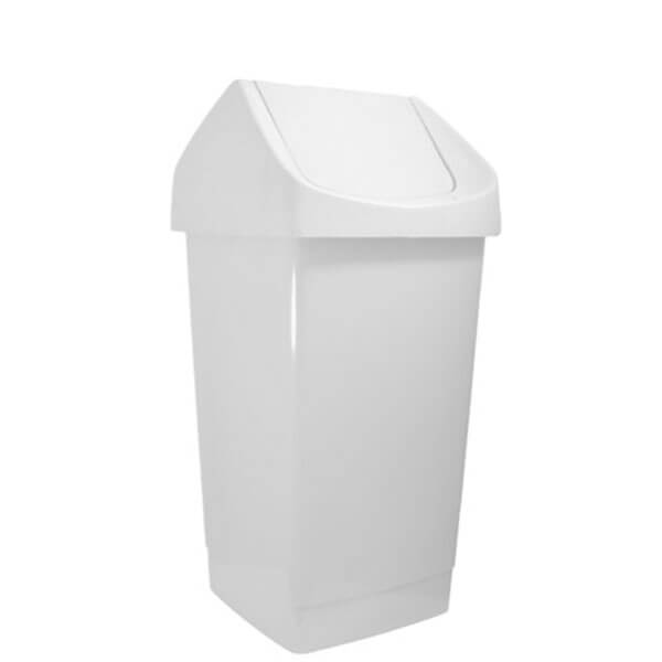 50 Litre Swing Top Tidy White | HW002218WH image 0