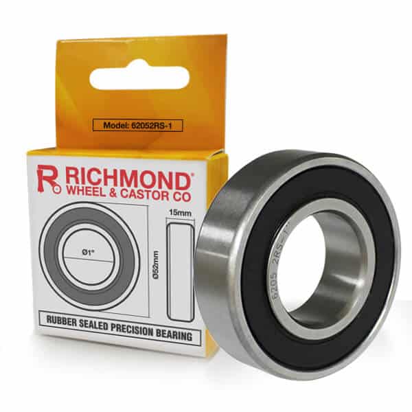 6205 RS Bearing O.D 52mm x I.D 1″ x W 15mm image 0