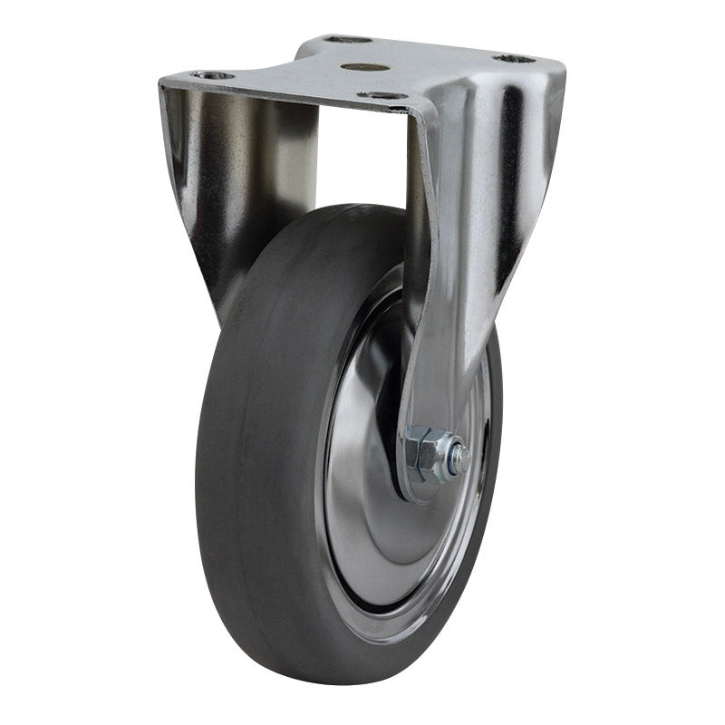 Richmond Castor Rigid with Institutional Rubber 125mm Wheel (R5575) image 0