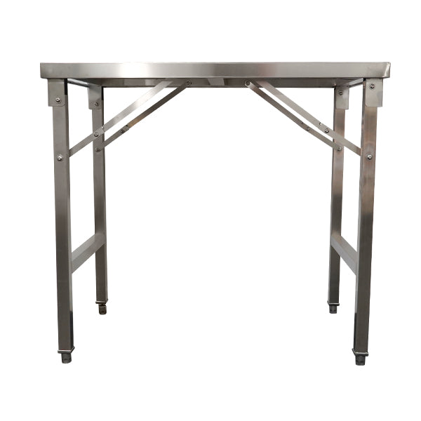 Folding Stainless Steel (304) Table – 1200L x 610W x 910H image 2