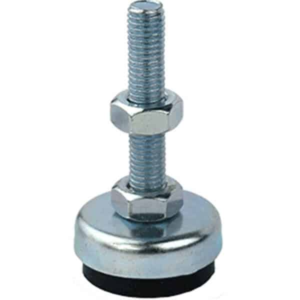 M10 Steel/Rubber Fixed Levelling Feet | LVR078 image 0