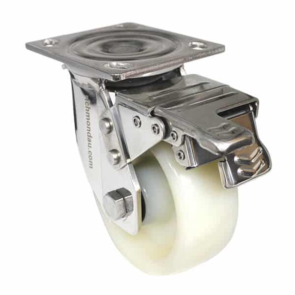 125mm Nylon Wheel 250kg Capacity Castor (S5380SLB) image 2