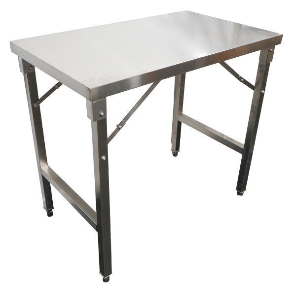 Folding Stainless Steel (304) Table – 1200L x 610W x 910H image 5