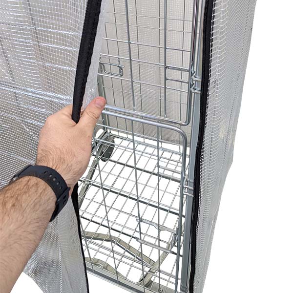 Clear Security Cover with Secure Zip to Suit Roll Cages (RCR633) image 6
