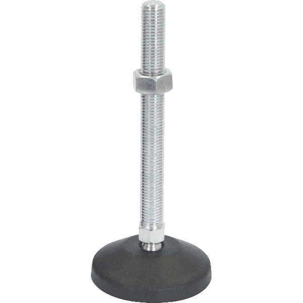 M16 Mild Steel Ball Joint Adjustable Levelling Feet | LVR8016150S image 0