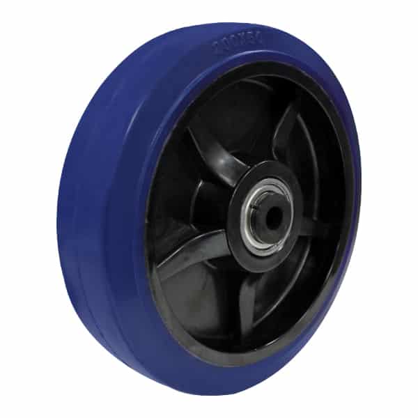 200mm Resilient Rubber Blue Tyre BB Richmond Wheel | RR8871-75 image 0