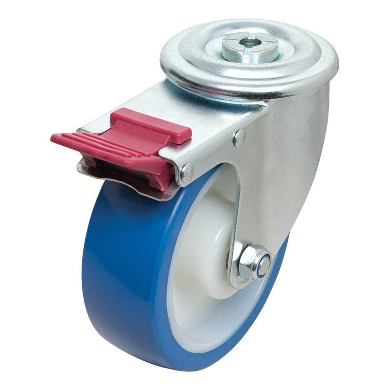 Richmond Castor Swivel with Rebound Polyurethane 150mm Wheel and Brake (S6216B) image 0